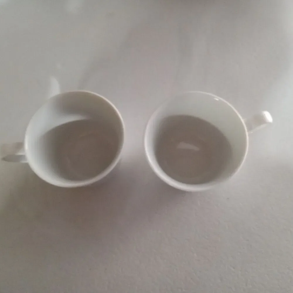 2 Royal  Porcelain  Restaurant Ware 7 Ounce Cups